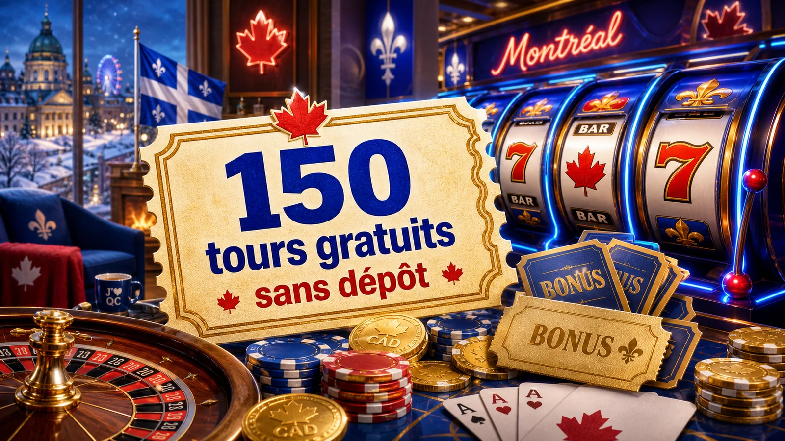 Casino 150 tours gratuits sans dépôt content banner