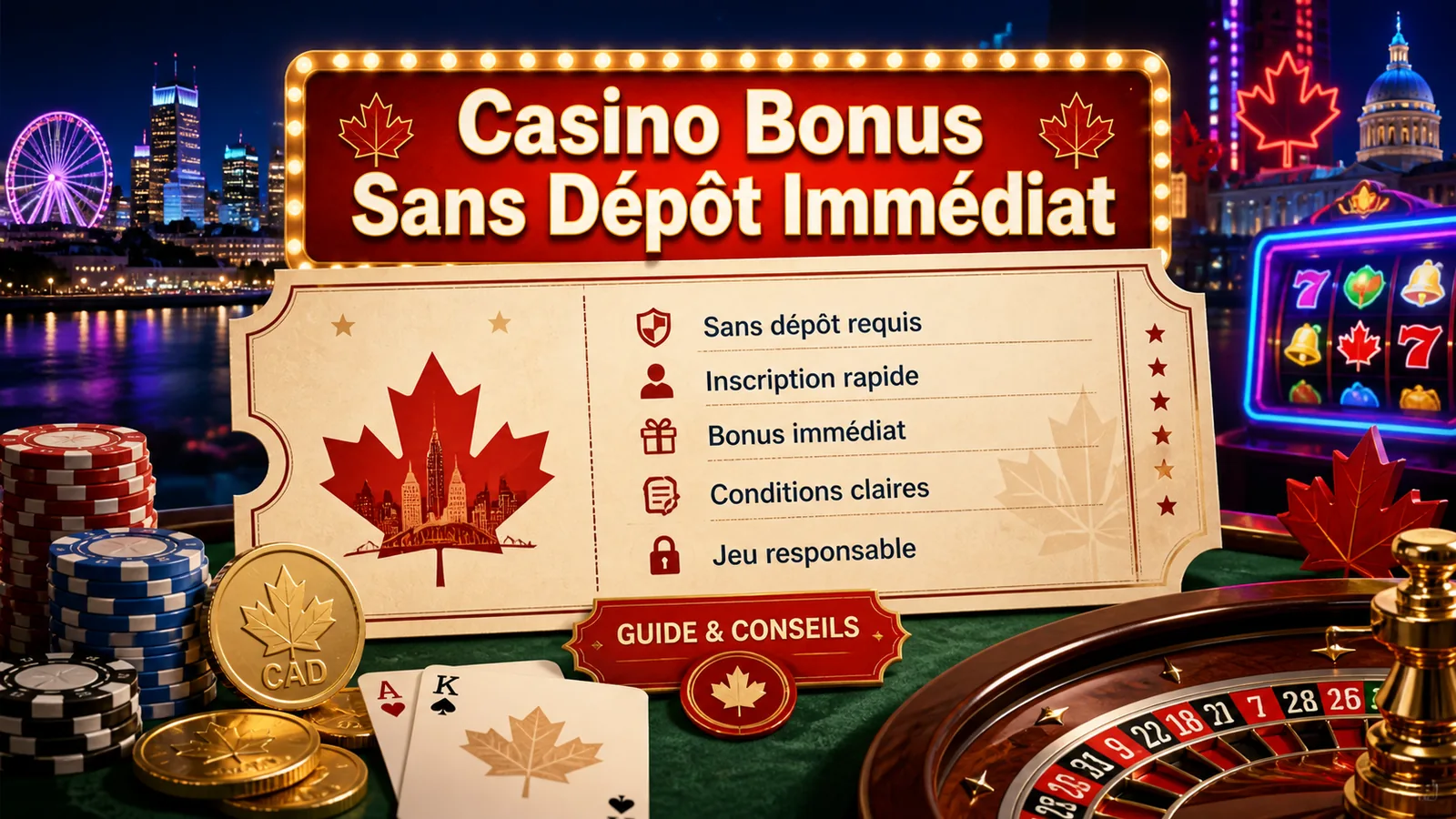 Casino bonus sans dépôt immédiat content banner