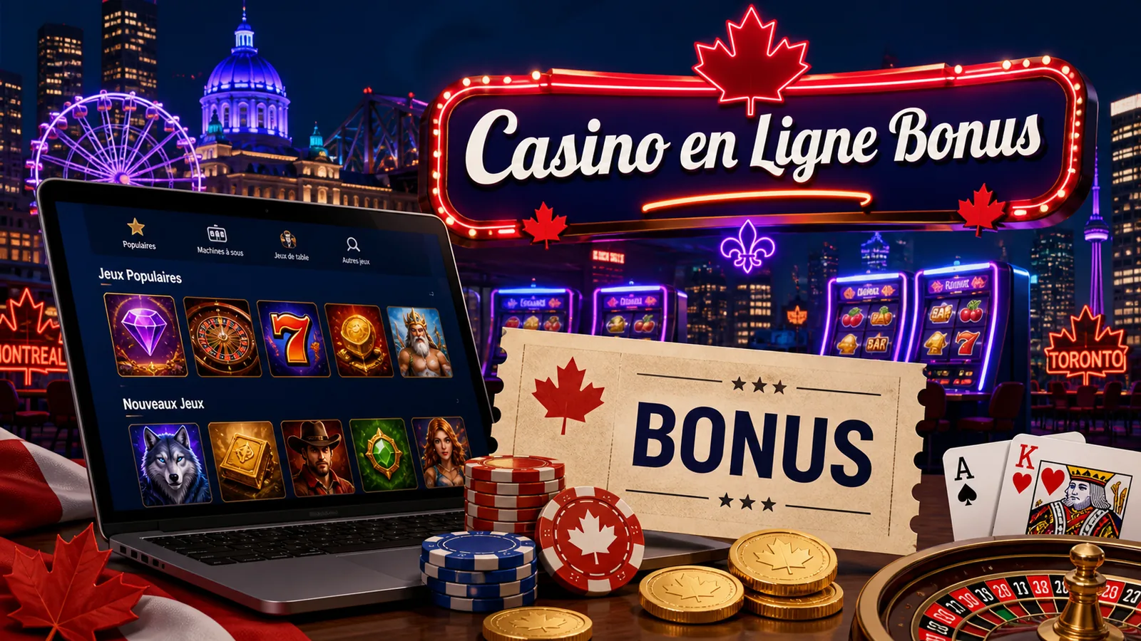 Casino en ligne bonus content banner
