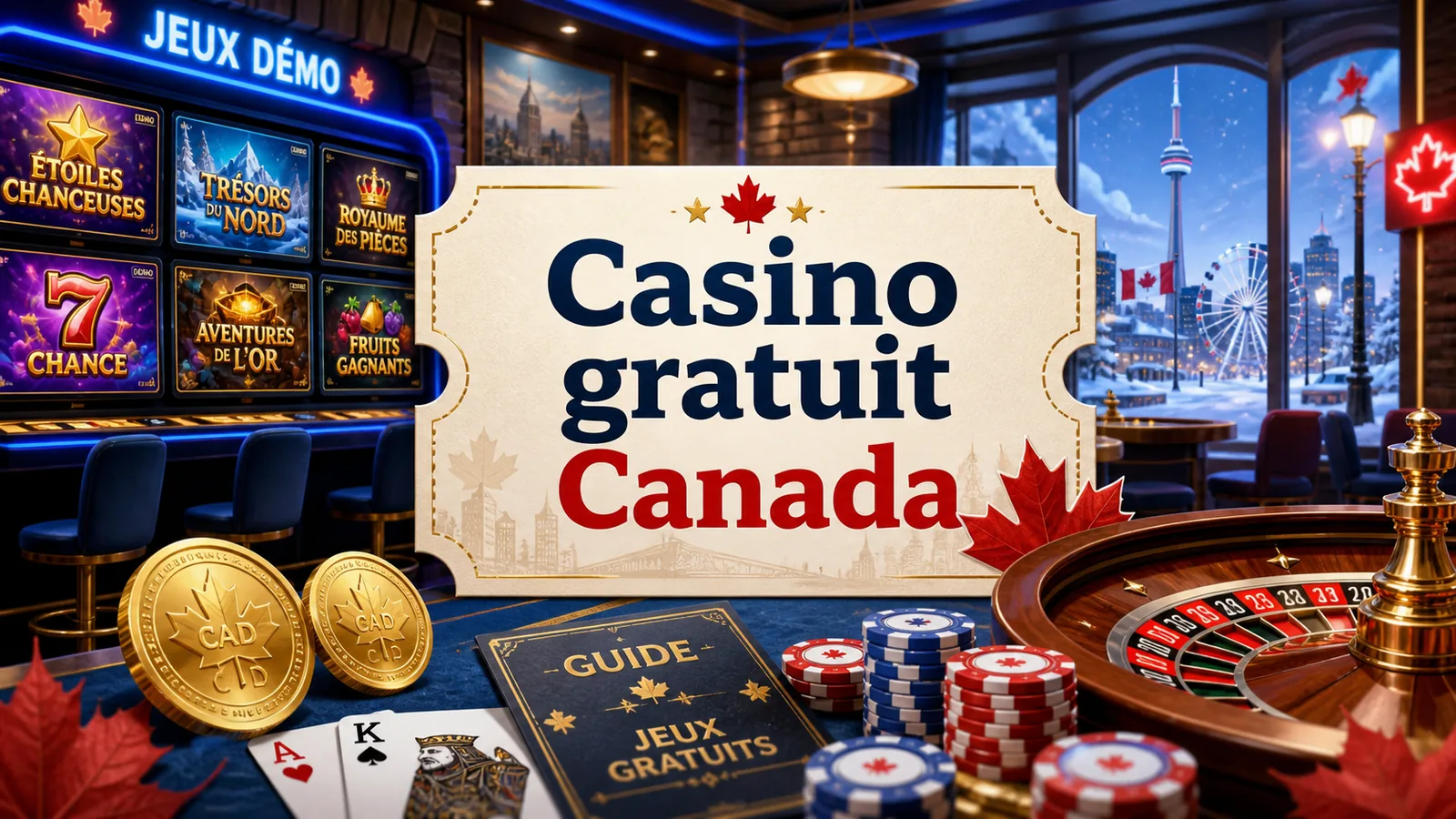 Casino gratuit Canada content banner